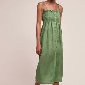 Faithfull The Brand linen midi dress